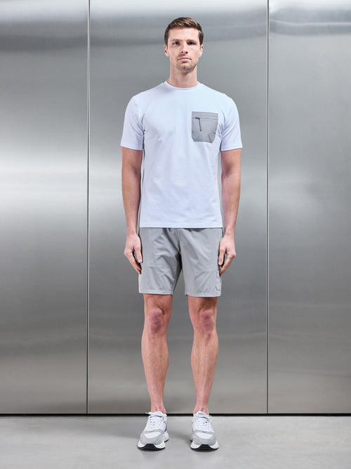 Active Cargo Short in Mid Grey