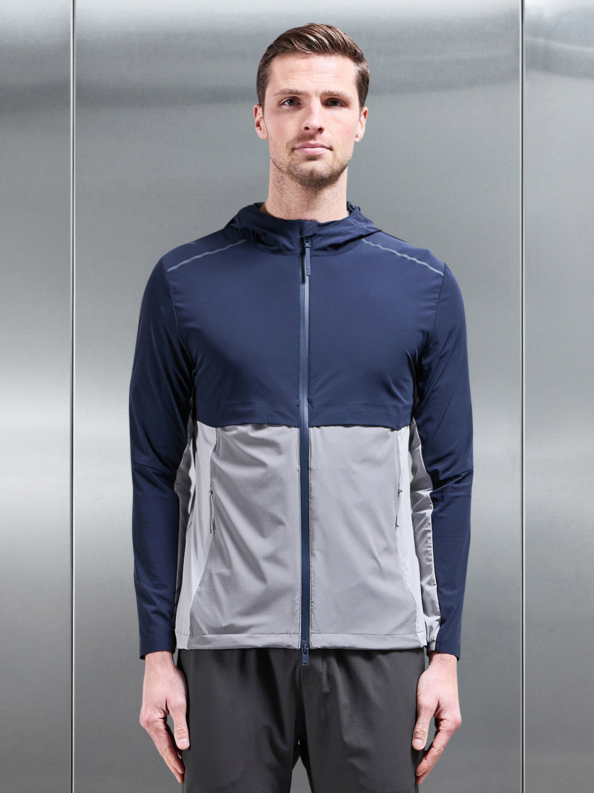Lightweight Performance Windbreaker in Navy