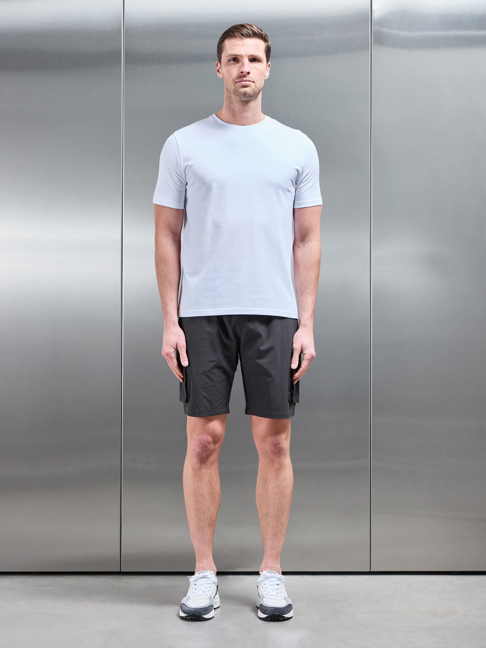 Utility Cargo Short in Grey